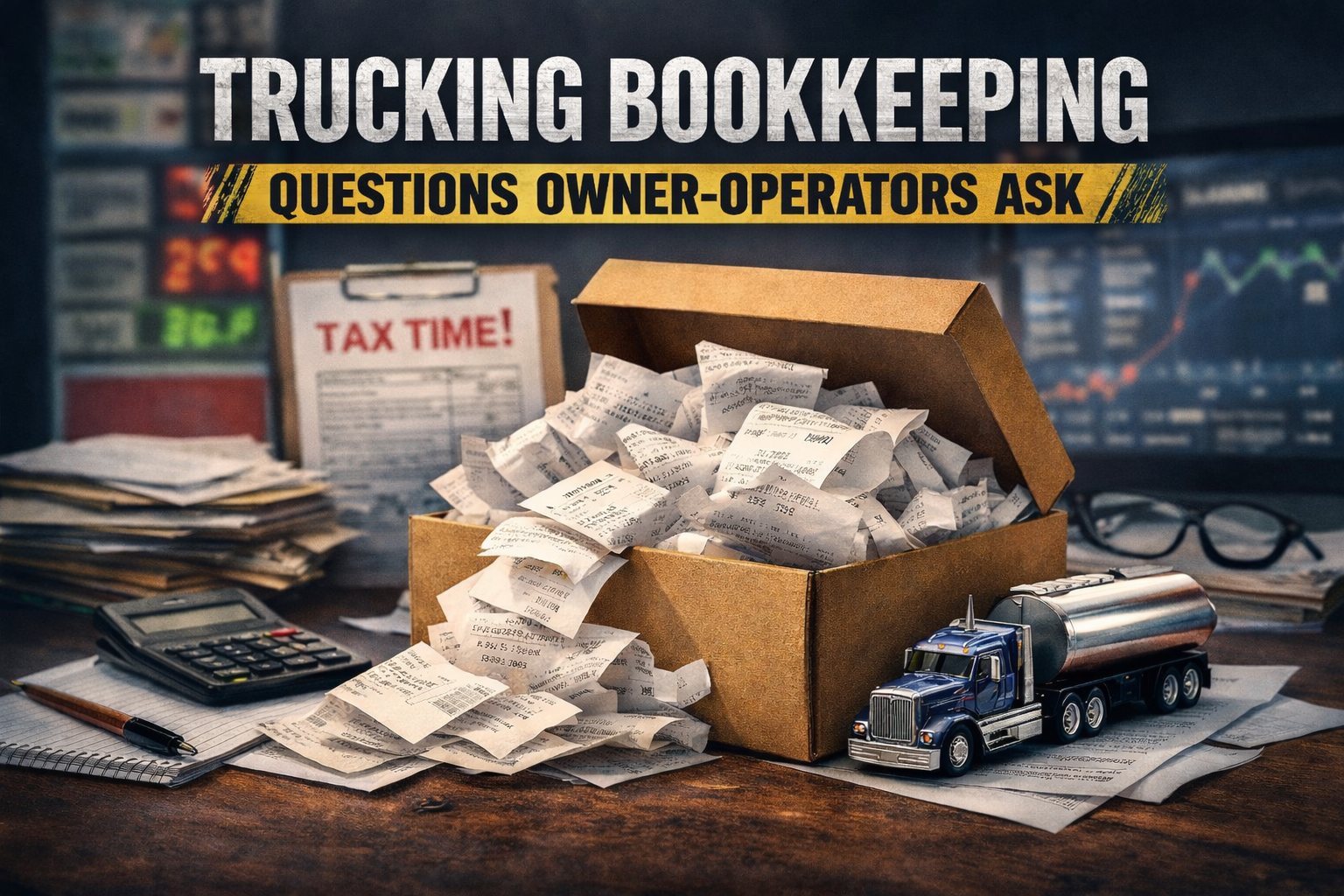 Trucking Bookkeeping Questions Owner-Operators Ask