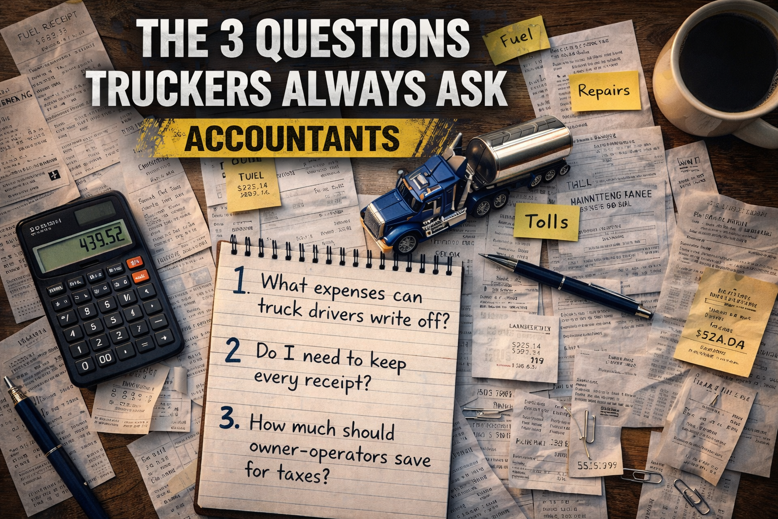 The 3 Questions Truckers Always Ask Accountants