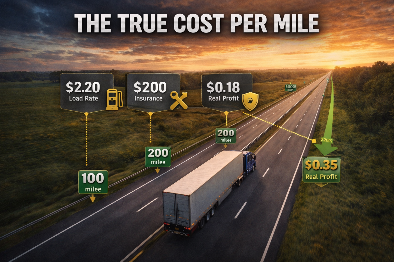 The True Cost Per Mile for Owner-Operators