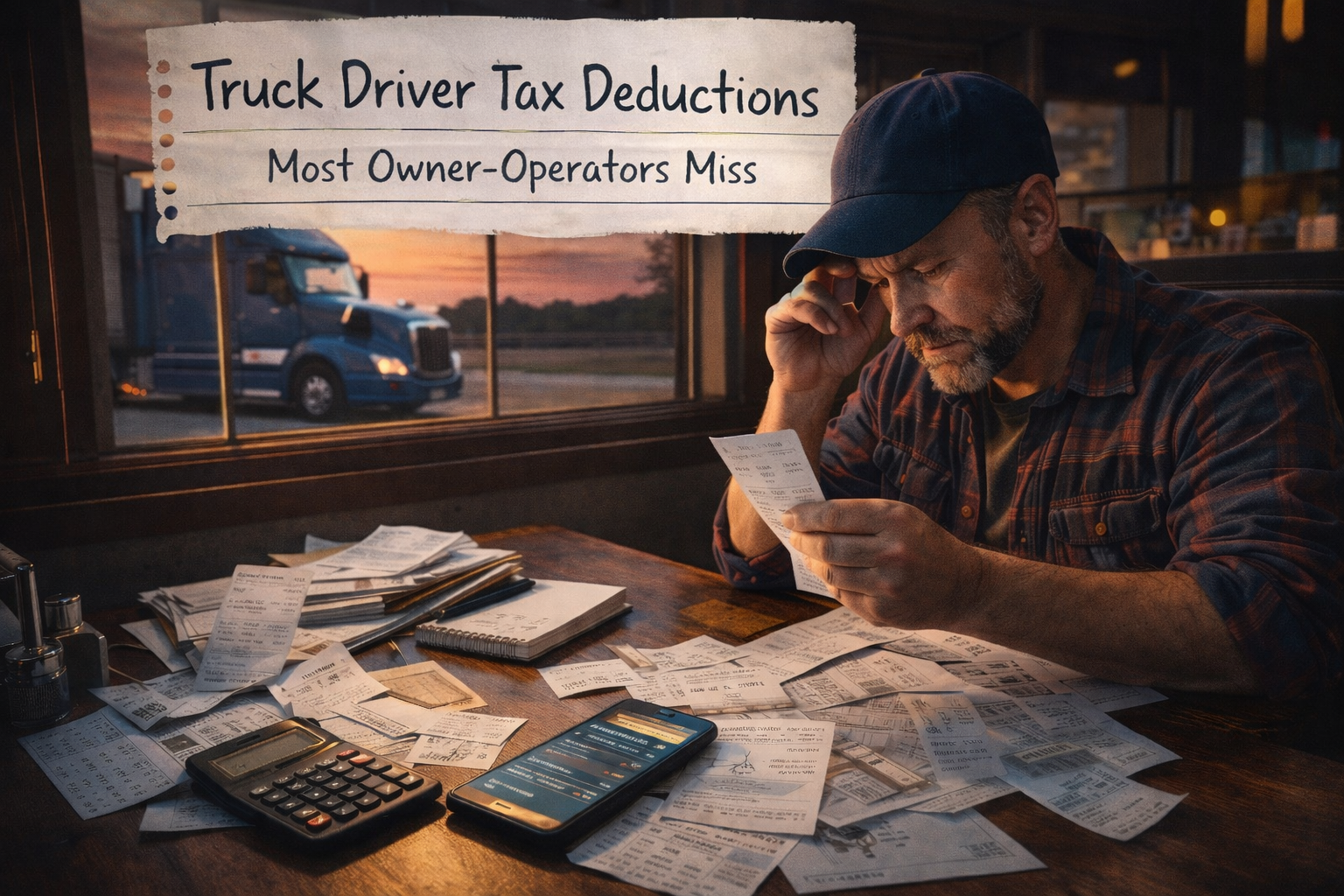 Truck Driver Tax Deductions Most Owner-Operators Miss